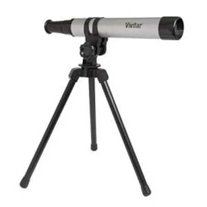 Telescópio portátil com ampliação 15x e tripé, Vivitar, VIVTEL30300 | R$147