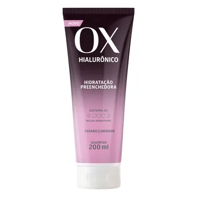 Shampoo Ox Hialurônico Hidrataação Preenchedora 200ml