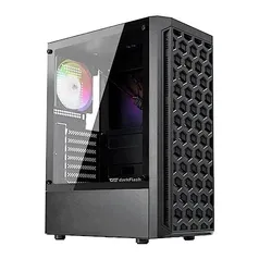 Gabinete Gamer Aigo DarkFlash DK300, Lateral de Vidro - Com 4 Fans