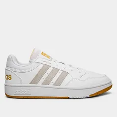 Tênis Adidas Hoops 3.0 Masculino - Branco+Bege