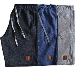 [PRIME] Kit 03 Bermudas Moletom Polo Marine | R$80