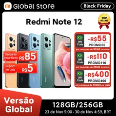 [Taxas Inclusas] Smartphone Redmi Note 12 128GB / 4GB