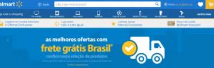 Frete grátis para todo o Brasil (exceto N/NE), a partir de R$49,90