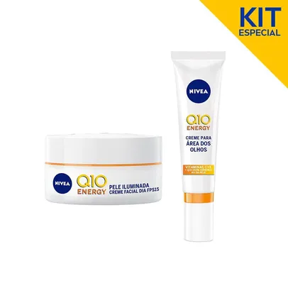Kit Q10 Dia Plus C - Creme Facial + Creme para a Área dos Olhos