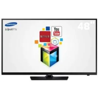 [CASAS BAHIA] Smart TV LED 48” HD Samsung UN48H4203 com Conversor Digital, Função Futebol, ConnectShare Movie, Entradas HDMI e USB e Wi-Fi - R$ 1.779,