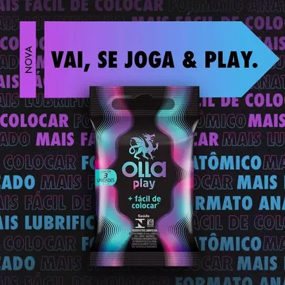 [ PRIME ] Olla Preservativo Camisinha Play - 3 Unidades