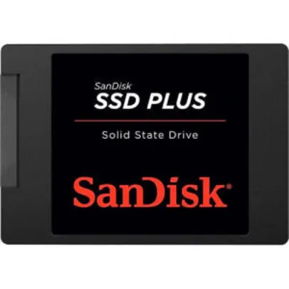 [CARTÃO AMER + AME] SSD 240gb Plus - Sandisk | R$122