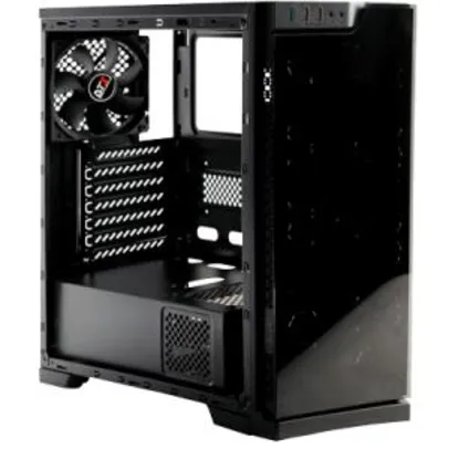 GABINETE GAMER DT3 SPORTS EDGE HYVE 10609-6 MID TOWER PRETO S/FONTE