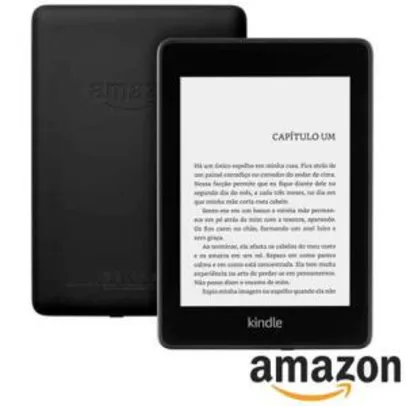 Kindle Amazon PaperWhite Preto com 6", Wi-Fi e 32 GB - B0774C1LT9 | R$520