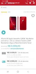 iPhone XR 128GB - R$3.059