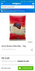 Arroz Branco Meu Biju - 1kg | R$3,68