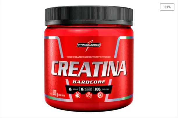 Creatina Integralmédica Hardcore Reload - 300g