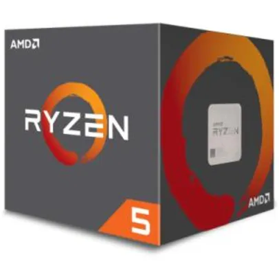 PROCESSADOR AMD RYZEN 5 1400 3.2GHZ / 3.4GHZ MAX TURBO YD1400BBAEBOX QUAD CORE 8MB AM4 COOLER WRAITH STEALTH - R$521