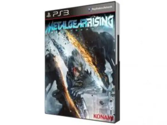 Metal Gear Rising: Revengeance p/ PS3 - Konami de R$ 199,90 por R$ 9,90
