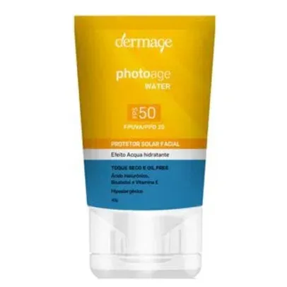 Protetor Solar Facial Dermage – Photoage Water FPS50 - 40g