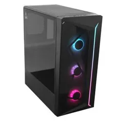 Gabinete Gamer OnePower C07, Mid Tower, com FAN, Lateral em Vidro e Frontal em Acrílico - C07