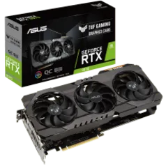 Placa de Vídeo Asus, TUF Gaming, Geforce RTX 3070 OC, LHR, 8GB, GDDR6, DLSS, Ray Tracing, TUF-RTX3070-O8G-V2-GAMING