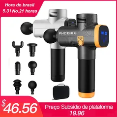 Massageador muscular Lcd pistola phoenix a2 | R$ 351