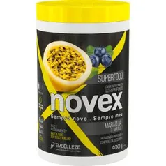 Novo Creme de Tratamento Novex Superfood Maracujá e Mirtilo 400g | R$ 11