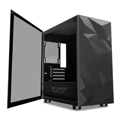 Gabinete Gamer Aigo DarkFlash DLM 21 Preto Lateral Vidro