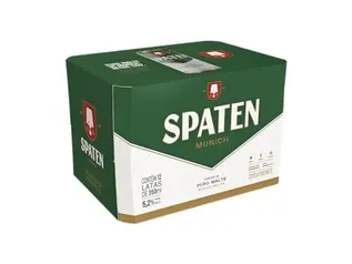 [REGIONAL RS/SC] Pack Cerveja Spaten, Puro Malte, 350ml, Lata - 12 Unidades