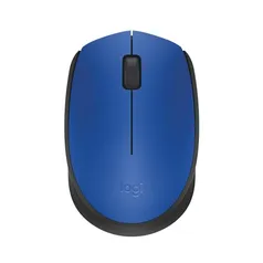 Mouse sem fio Logitech M170 com Design Ambidestro Compacto, Conexão USB e Pilha Inclusa - Azul