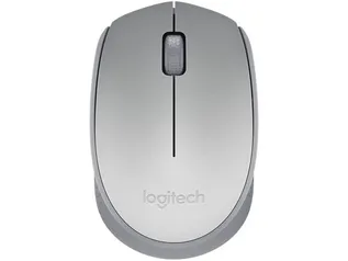 [CLIENTE OURO] Mouse sem Fio Logitech Óptico 1000DPI 3 Botões - M170 Prata R$62