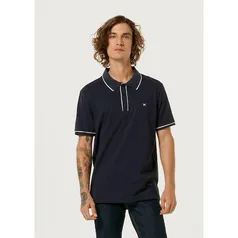 Camisa Básica Polo Manga Curta Masculina Em Malha