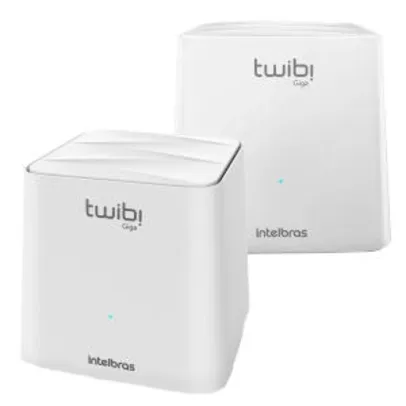 Roteador Wireless Mesh Twibi Giga Intelbras 2 Antenas Internas Dual Band 2 Unidades - R$679