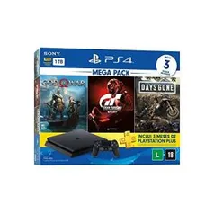 Console PlayStation 4 Mega Pack 12 - God Of War, Gran Turismo, Days Gone