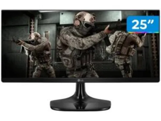 Monitor Gamer LG 25UM58G-P.AWZ 25” LED IPS - Full HD HDMI 75Hz 1ms | R$ 949