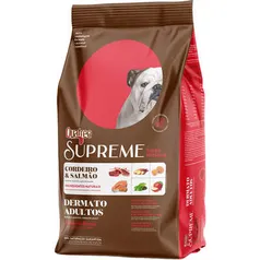 Ração Seca Quatree Supreme Dermato Cordeiro e Salmão Cães Adultos 15kg