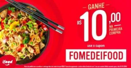 [1ª Compra] R$10 OFF em Compras acima de R$20