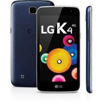 [Walmart] Smartphone LG K4 Indigo Dual Chip Android 5.1 Lollipop 4G Wi-Fi Quad Core Tela 4.5" por R$ 498