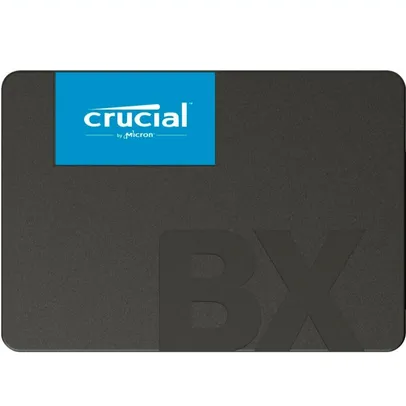 SSD 480 GB Crucial BX500, SATA, Leitura: 540MB/s e Gravação: 500MB/s - CT480BX500SSD1