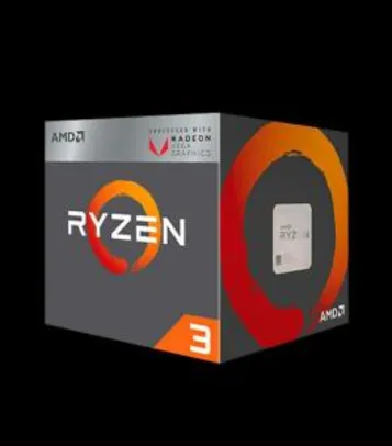 PROCESSADOR AMD RYZEN 3 2200G QUAD-CORE 3.5GHZ (3.7GHZ TURBO) 6MB CACHE AM4, YD2200C5FBBOX - R$380