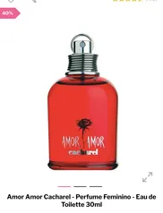 Amor Amor Cacharel - Perfume Feminino | R$89