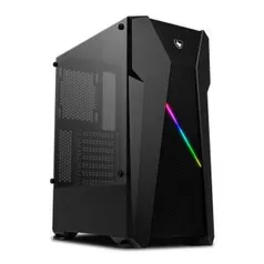 Gabinete Gamer Pichau Kronen RGB Lateral Vidro Temp, PGKN-01 RGB | R$200