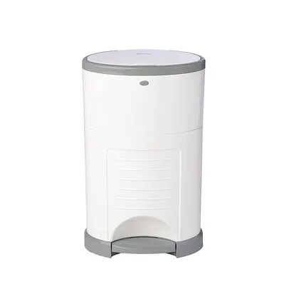 Dekor Classic Hands-Free Diaper Pail | | branca Mais fácil de usar