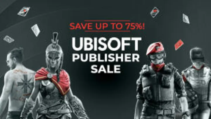 [Steam] Ubisoft - Promoção da Distribuidora (Até 75% OFF)