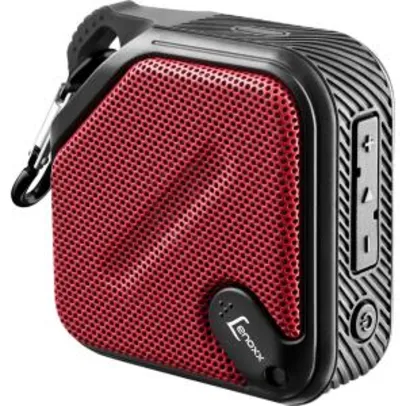 Caixa de Som Speaker Antirespingo Vermelho BT501 Lenoxx