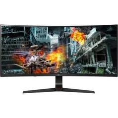 Monitor Gamer LED LG 34´ UltraWide Curvo, FreeSync, 144Hz, 1ms | R$3300