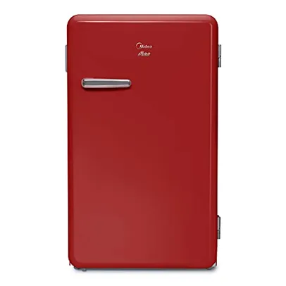 Frigobar Retrô, 95L, Vermelho Rubi, 110V, Midea, MRV10V1