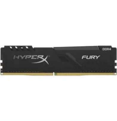Hyperx Fury, 8GB, 2666 Mhz, DDR4, CL16, PRETO | R$ 250