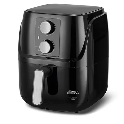 Fritadeira Air Fryer Sem Óleo Britânia Bella Cuccina BCFR02P 3L, 1300W, 127V, Antiaderente, Preto - 