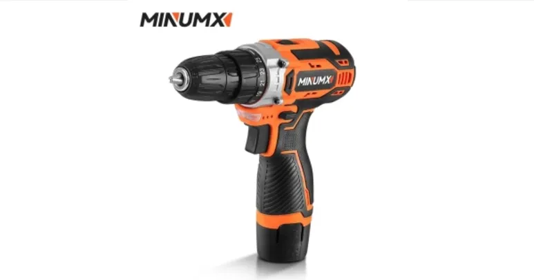  MINUMX Chave de fenda elétrica sem fio, 12V, 25 Plus 1 configurações, velocidade de du