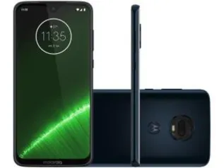 [APP] Smartphone Moto G7 Plus 64GB Indigo 4G - 4GB RAM Tela 6,24” Câm. Dupla + Câm. Selfie 12MP R$969