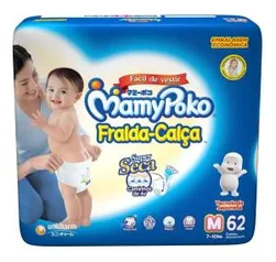 [Prime] Fralda Calça Mamy Poko M - 62 unidades