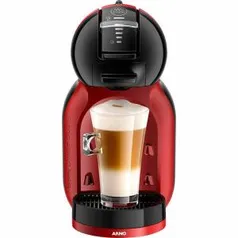 Cafeteira Expresso Arno Dolce Gusto Mini Me Preta e Vermelha 127v | R$306