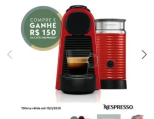 Cafeteira Nespresso Combo Essenza Mini Vermelho para Café Espresso - A3NRD30-BR